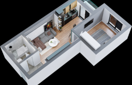 Ansamblu rezidential Premium cu apartamente cu 1 si 2 camere in zona Canta